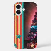 Retro Neon Christmas Case-Mate iPhone Case (Achterkant)