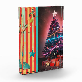 Retro Neon Christmas Fotoblokken