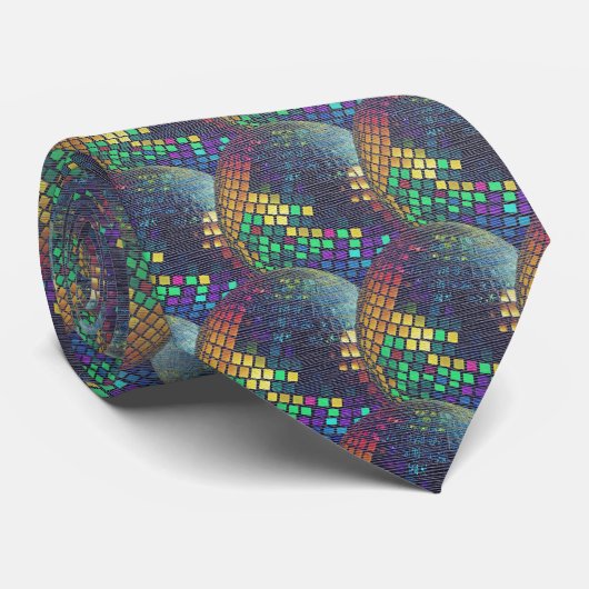 Retro Neon Disco Geode Das (Opgerold)