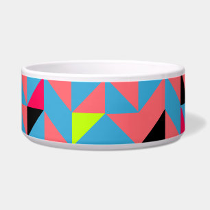 Retro Neon Dog Cat Pet Water Bowl Voerbakje