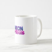 Retro Neon Dreams Star Icon Mok (Voorkant rechts)