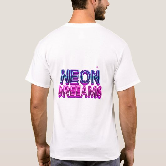 Retro Neon Dreams T-shirt (Achterkant)