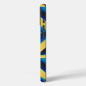 Retro Neon Driehoeken – Bold 80s Geometrisch Case-Mate iPhone Case (Achterkant / Links)