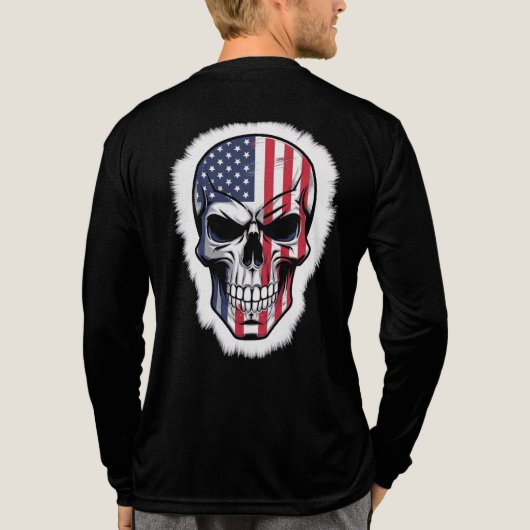 Retro Neon Drummer Tri-Blend Shirt (Achterkant volledig)