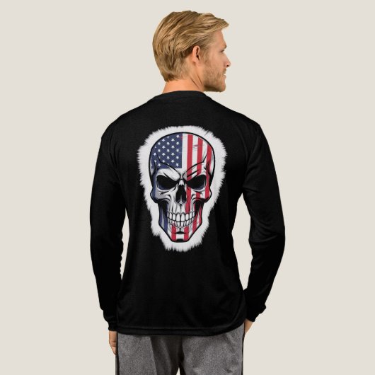 Retro Neon Drummer Tri-Blend Shirt (Achterkant)