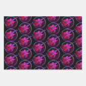 Retro Neon Elektrische gitaren Inpakpapier Vel (Voorkant)