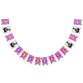 Retro Neon foto afstudeerfeest Vlaggetjes (Alle)