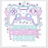 Retro Neon Gamer Sticker -  (Vel)