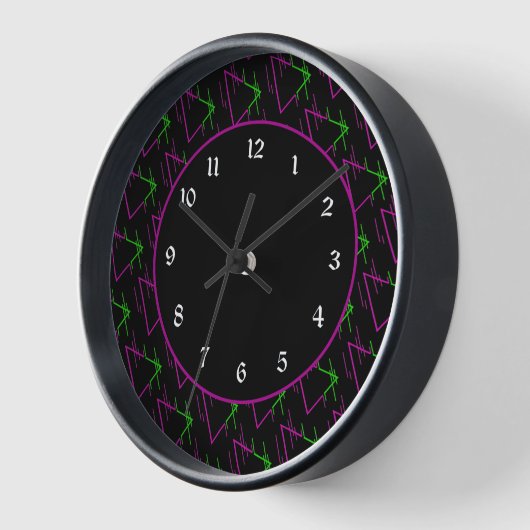 Retro Neon Geometric Pattern (Hoek)