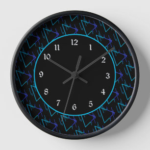 Retro Neon Geometric Pattern