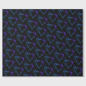 Retro Neon Geometric Pattern 2 Cadeaupapier (Vlak)