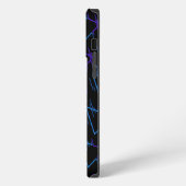 Retro Neon Geometric Pattern 2 iPhone Hoesje (Linkerkant)