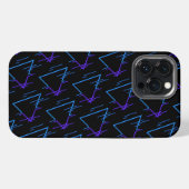 Retro Neon Geometric Pattern 2 iPhone Hoesje (Achterkant horizontaal)