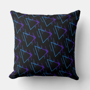 Retro Neon Geometric Pattern 2 Kussen