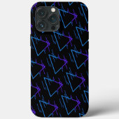 Retro Neon Geometric Pattern Case-Mate iPhone Case (Achterkant)