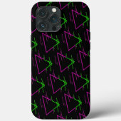 Retro Neon Geometric Pattern Case-Mate iPhone Case (Achterkant)