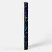 Retro Neon Geometric Pattern iPhone Hoesje (Rechterkant)