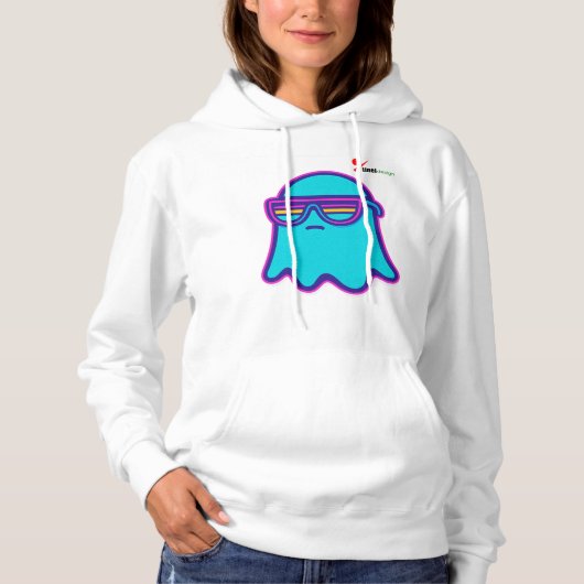 Retro Neon Ghosts Hoodie (Voorkant)