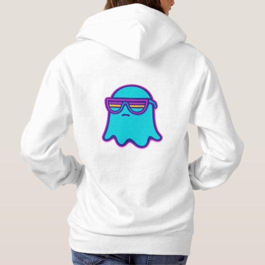 Retro Neon Ghosts Hoodie (Achterkant)