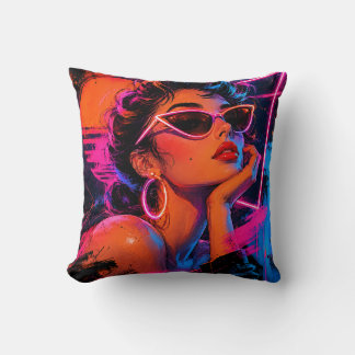 Retro Neon Kussen