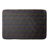 Retro Neon Lines Retro Stijl Badmat (Voorkant)
