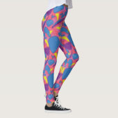 Retro Neon Multikleur Leggings (Rechts)