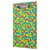Retro Neon Pattern van 80/90 Klembord (Links)