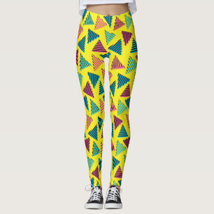 Retro Neon Pattern van 80/90 Leggings