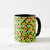 Retro Neon Pattern van 80/90 Mok (Voorkant rechts)