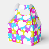 Retro Neon Queen of Hearts Verjaardagsfeest Foto Bedankdoosjes (Achterkant)