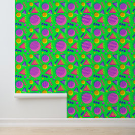 Retro Neon Sfeer Behang