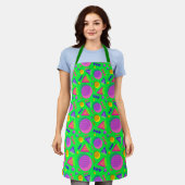 Retro Neon Sfeer Schort (Gedragen)