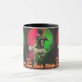 Retro Neon Striker – 80s Vaporwave Voetbalmok Mok (Midden)