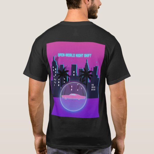 Retro Neon T-shirt (Achterkant)
