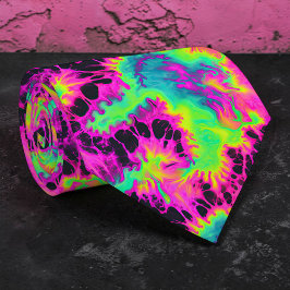 Retro Neon Tie-Dye Heren Das