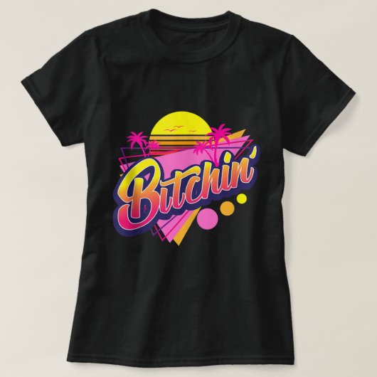 Retro Neon Vetco Design T-shirt (Design voorkant)