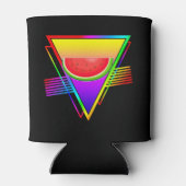 Retro Neon Watermeloen Blikjeskoeler (Achterkant)