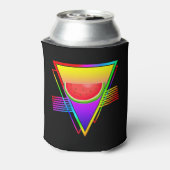 Retro Neon Watermeloen Blikjeskoeler (Blikje Achterkant)