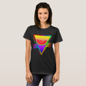 Retro Neon Watermeloen T-shirt (Voorkant volledig)
