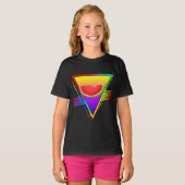 Retro Neon Watermeloen T-shirt (Voorkant volledig)