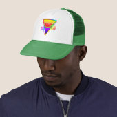 Retro Neon Watermeloen Trucker Pet (In situ)
