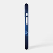 Retro Neptunus Gloed iPhone 16 Hoesje (Linkerkant)