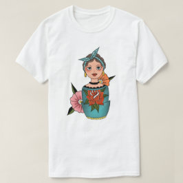 Retro Nesting Doll Tattoo T-shirt
