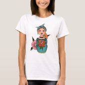Retro Nesting Doll Tattoo T-shirt (Voorkant)