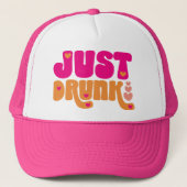 Retro net Drink | Drink in Liefde Bachelorette Trucker Pet (Voorkant)