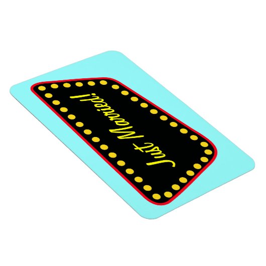 Retro net getrouwd met magneet (Rechterzijde)