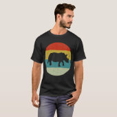 retro neushoorn t-shirt (Voorkant volledig)