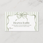 Retro Neutral Bow Cafe Bebe Coffee Baby Shower Informatiekaartje (Voorkant)