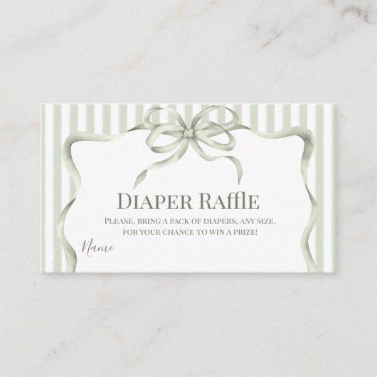 Retro Neutral Bow Cafe Bebe Coffee Baby Shower Informatiekaartje (Voorkant)