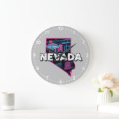 Retro Nevada Silhouette Grote Klok (Huis)